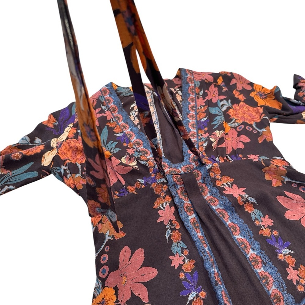 Free People Multicolor Floral Long Sleeve Dress - Picture 10 of 10